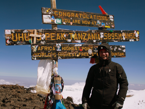 Me on Mt. Kilimanjaro